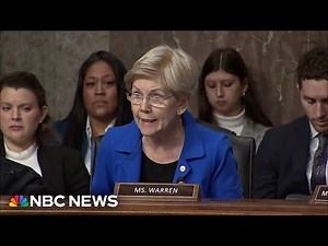 Sen. Elizabeth Warren: 'Kids might die but Robert Kennedy can keep cashing in'