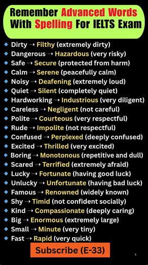 Advanced English Vocabulary | Upgrade Basic Words | Speak Fluent & Smart English #ieltsprepration