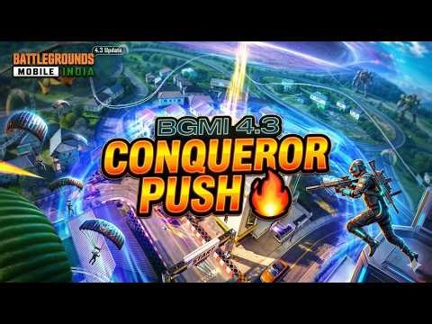 CONQUEROR RANK PUSH | Alienx islive BGMI 4.2 Update Live 🔥New Mode + Features | Hindi