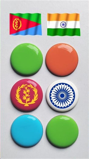 🇪🇷 eritrea & 🇮🇳 indian flag art on coin 🪙|| flag art || #shorts #flag #art #viral