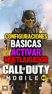 FUNCIONES BÁSICAS QUE DEBES TENER ACTIVADAS EN MULTIJUGADOR COD MOBILE #callofdutymobile #codmobilelatinoamerica #CODMobile #codmobilememes #reelsvideoシ | JohnnyGames