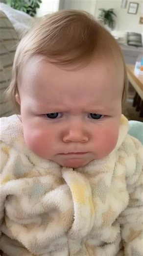 Angry Baby Face… But Too Cute to Take Seriously 😠😂