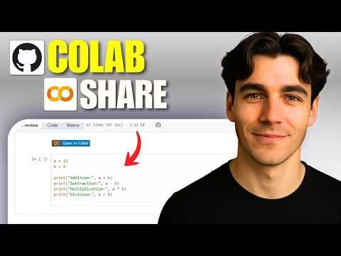 How To Share Google Colab Notebook On GitHub (Tutorial 2026)