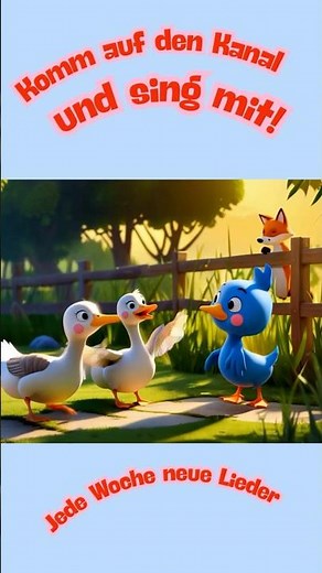 Fuchs & Gans 🦊🐓 – Lustiges Kinderlied zum Mitsingen | Lalelu Liederland