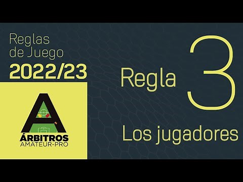 Reglas de Juego 2022/2023 | Regla 3 | Los jugadores