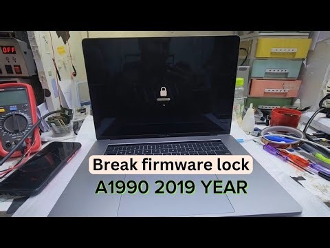 MacBook firmware lock removed.