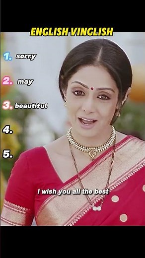 ✨ “Shashi Finds Her Voice” — English Vinglish (2012)#shorts