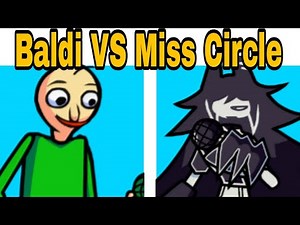 FNF Baldi VS Miss Circle on android! FNF mod on android