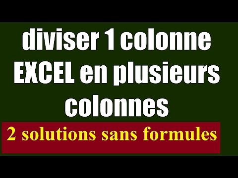 Splitting an Excel column into multiple columns without formulas: 2 methods