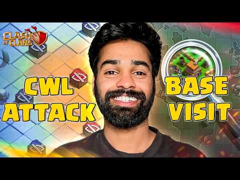 CWL DAY 2 and Base Visit | Clash of Clans Live #shortslive #shorts #gaming