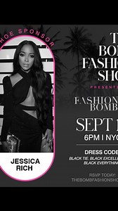 @jessicarichofficial will be showcasing at @thebombfashionshow this NYFW! 💣✨ RSVP now at TheBombFashionShow.eventbrite.com. Jessica Rich is a designer and entrepreneur best known for her eponymous footwear brand that has become a favorite among celebrities, influencers, and fashion insiders. Often called the “Queen of Transparent Heels,” she built her label on sleek, modern designs that blend luxury with accessibility—bold statements that remain versatile. Her shoes have been worn by Jennifer L