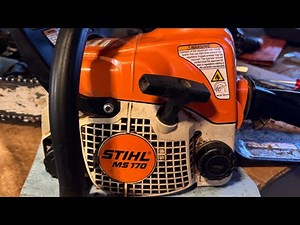 Stihl MS170 not oiling bar and chain. Let’s fix it. #repair #stihl #chainsaw #diy #letsfixit