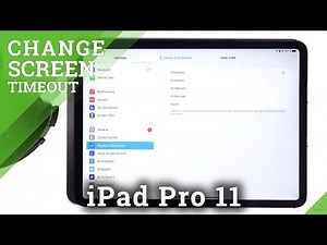 How to Change Screen Timeout in iPad Pro 11 - Customize Display Timeout