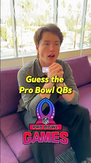 guess the 6 quarterbacks from the pro bowl fan vote! 🏈