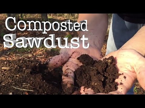 Composted Sawdust (20+ year old sawdust)