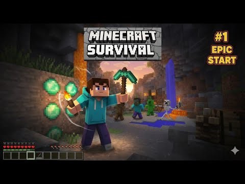 survival series , meri duniya part 1 | minecraft survival series