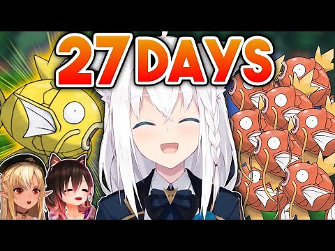 Fubuki's Magikarp Fishing Antics! (Full highlights)【Hololive / ENG SUB】