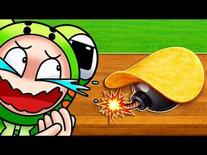 Hiding a bomb in the candy! Who will get to eat it?! 💣 Roblox Bomb Chip