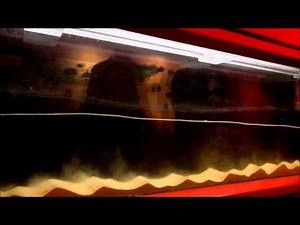 リップルマークのできる様子