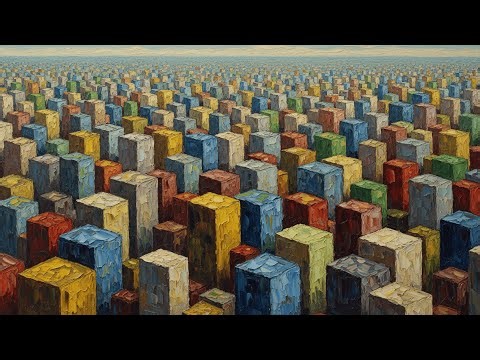 Living Room Art TV 4K | Textured Abstract Boxes | 편안한 분위기 (Cozy Ambience)