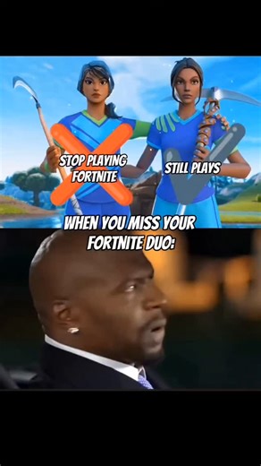 POV: When you miss your fortnite Duo #fortnitememes #fortniteduo #memes #relatable #fypシ | Jordan Duquette
