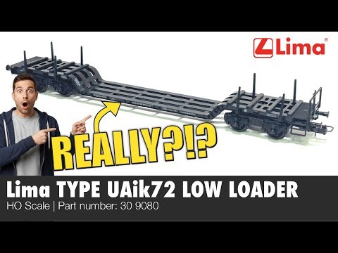 Surprising LIMA Bogie Low-Loader Wagon | HO Scale Model Railway Review | 9080