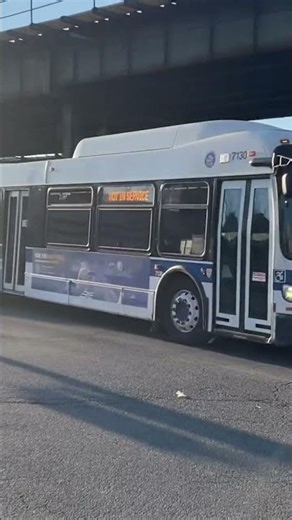 2015 New flyer Xd40 #7130 on the Bx11 bus to Parkchester.
