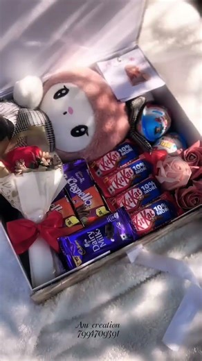 a lovely hamper for her ❤️🎀😍 #love #am_creation #gift