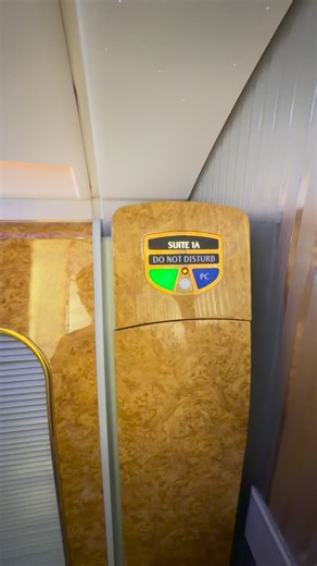 Emirates First Class on the A380. Booked using points. It’s no longer possible to book first class directly unless you have elite status with emirates, but you can upgrade from business class to first class. Found using @roame.travel alerts | Roame