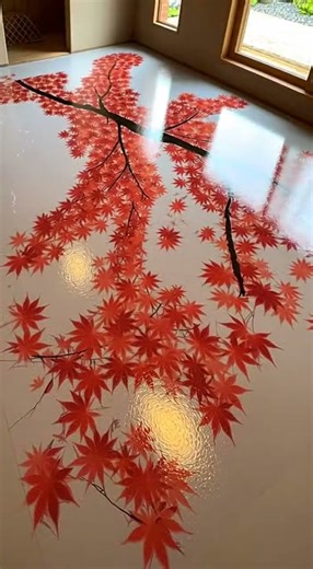 🍁 Japanese Maple Floor! ✨
