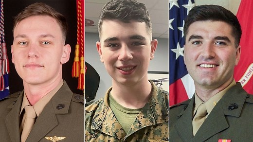 Marines found dead following copter crash