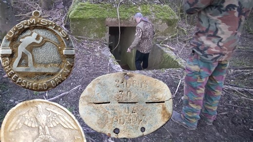 Unearthing Rare WWII Medals and Dog Tags in France