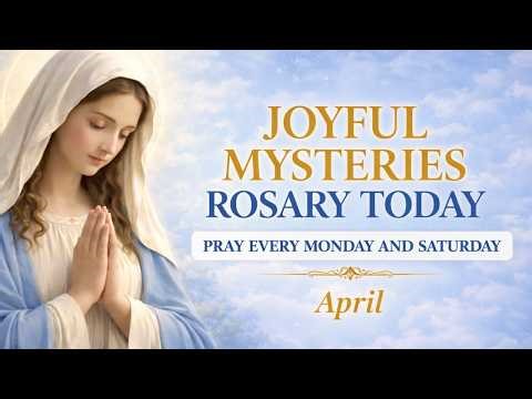 🔴JOYFUL MYSTERIES ROSARY - PRAY EVERY MONDAY & SATURDAY 🔴15 MINUTE QUICK ROSARY (April) #rosarytoday