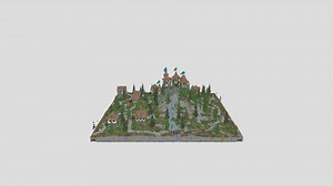 Castle UHC Spawn - 3D model by PixelMine