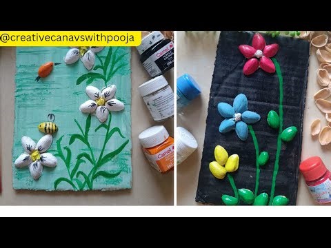 Easy Pista Shell wall Hanging Crafts | Home Decor Crafts |DIY|Wall Decor ideas #pistashellcrafts