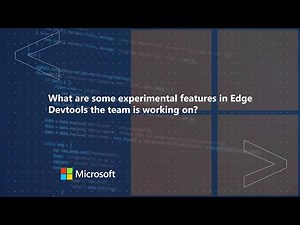 What are some experimental features in Edge Devtools the team is working on | One Dev Question