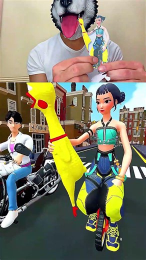 Skubi REACT Baby and Jinu Troll Zoey – Funniest GTA Moment 😂 #bibokpop #gta #funnyshorts #3animation