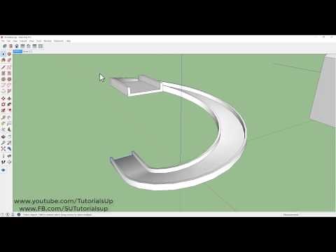 How to use follow me and keep in Sketchup