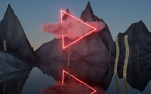 【C4D】地形、云朵等云状物、灯光效果 超酷炫教程（二）Create Landscape & Clouds Effect