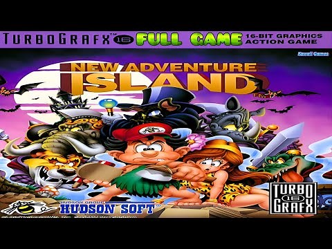 New Adventure Island [PC Engine/TurboGrafx-16] Gameplay Walkthrough FULL GAME [4K60ᶠᵖˢ🔴]