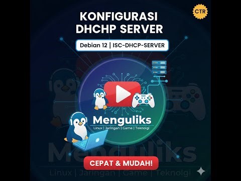 Konfigurasi DHCP Server Debian 12 (ISC-DHCP-SERVER) | Cepat & Mudah!