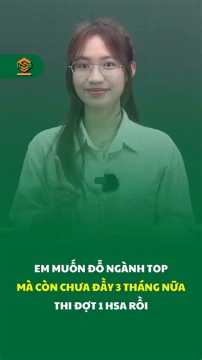 "EM MUỐN ĐỖ NGÀNH TOP MÀ CÒN CHƯA ĐẦY 3 THÁNG NỮA LÀ THI ĐỢT 1 HSA 2026 RỒI Ạ" 🤓 Đây là nỗi lo của rất nhiều 2k8 lúc này! Thời gian không còn nhiều, nhưng vẫn chưa phải là quá muộn nếu em bắt đầu đúng cách. 👉 Cùng HSA Education xây dựng lộ trình, sẵn sàng chinh phục 100 HSA nhé! ---------------------------- HSA Education - Đơn vị tiên phong trong luyện thi Đánh giá năng lực, Đánh giá tư duy 📍 Địa chỉ: - Chi nhánh 1: Số 11B, ngách 3/29, ngõ 3, đường Phạm Tuấn Tài, Phường Nghĩa Đô, Thành phố Hà