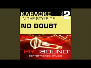 Hella Good (Karaoke With Background Vocals) (In the style of No Doubt)