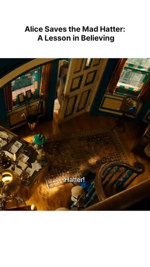 theChillReelsTV on Instagram: "Alice and the Mad Hatter’s bond is truly one for the ages. 🕰️ In this clip, Alice manages to reach through the Hatter's despair by showing him a token of his father's love—a hat he made as a child. Seeing him recognize her and return to his vibrant self is one of the most heartwarming moments in the film. True friendship means showing up for each other when things seem at their darkest. 🌟 #AliceThroughTheLookingGlass #MadHatter #AliceInWonderland #JohnnyDepp #Mia