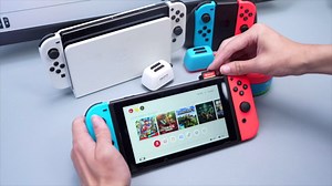 Hagibis Game Storage Case for Nintendo Switch, PS Vita, Rotating Game Card Case with 10 Card Slots, Magnetic Draw Card Portable Switch Game Cartridge Holder (Blue)