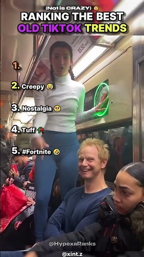 Ranking Best Old Tiktok Trends #trending #ranking