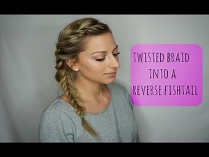 Twisted Braid Into A Reverse Fishtail