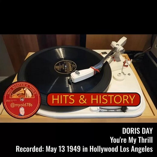 1949 May 13, Doris Day - You're My Thrill, Hits & History #20thcenturyhistory