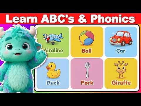 Learn ABC for Toddlers 👶 Phonics, Letter Sounds & Speech Development | Learn to Talk
