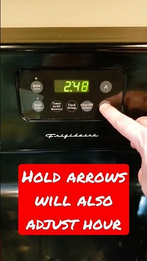 Setting Frigidaire Stove Time